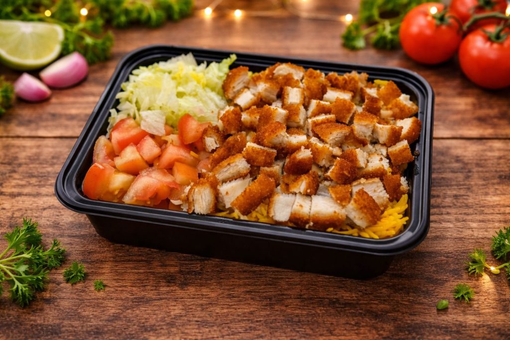 Chicken cutlet Over Rice