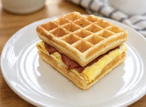Waffle, Bacon, Egg and Cheese